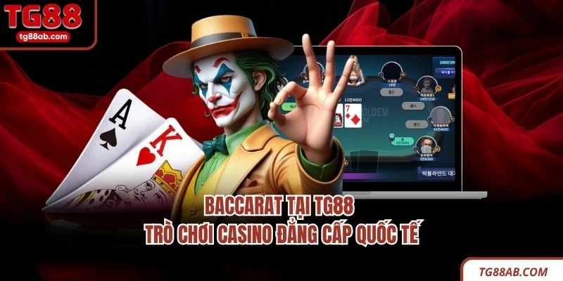 Baccarat Tại TG88 - Trò Chơi Casino Đẳng Cấp Quốc Tế 1 Baccarat