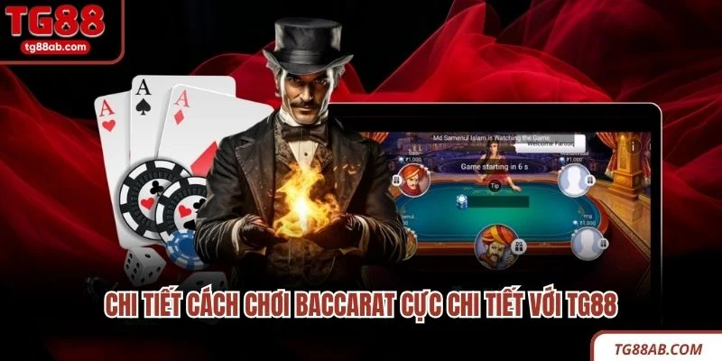 Baccarat Tại TG88 - Trò Chơi Casino Đẳng Cấp Quốc Tế 3 Chi tiết cách chơi Baccarat cực chi tiết với TG88