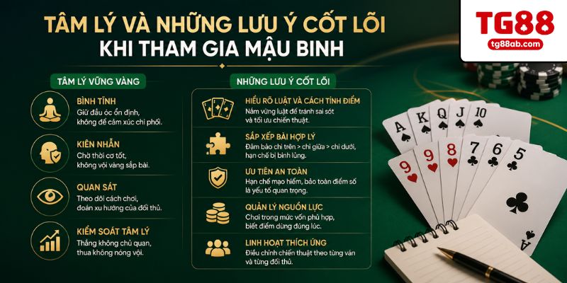 Mậu Binh Là Gì? Mẹo Chơi Mậu Binh Online Dễ Thắng 4 Những lưu ý cốt lõi khi tham gia mậu binh